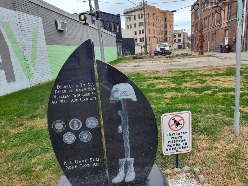 Disabled American Veterans Memorial Marker. Click for full size. Disabled American Veterans Memorial Marker image. Click for full size.