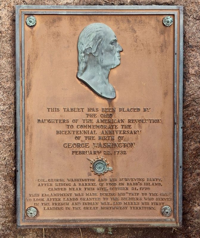 Col. George Washington Marker. Click for full size. Col. George Washington Marker image. Click for full size.