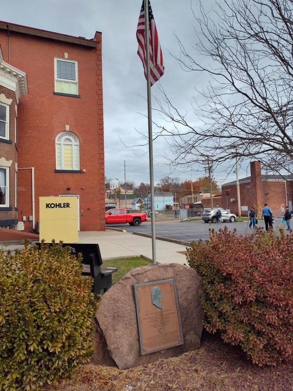 Col. George Washington Marker. Click for full size. Col. George Washington Marker image. Click for full size.