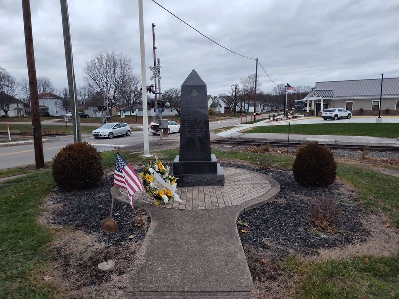 Troop Train Accident Memorial image. Click for full size.