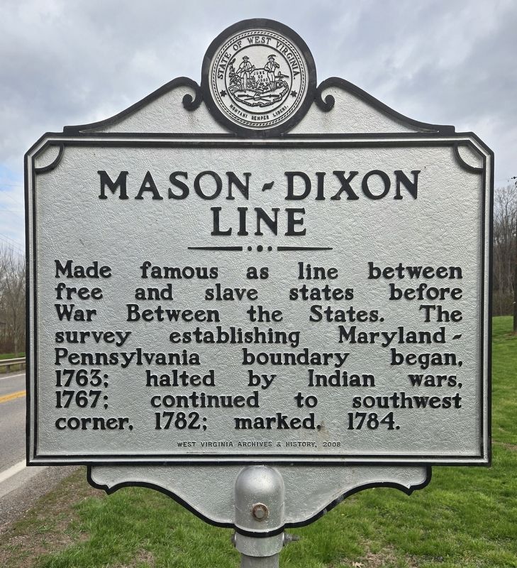 Mason-Dixon Line Marker image. Click for full size.