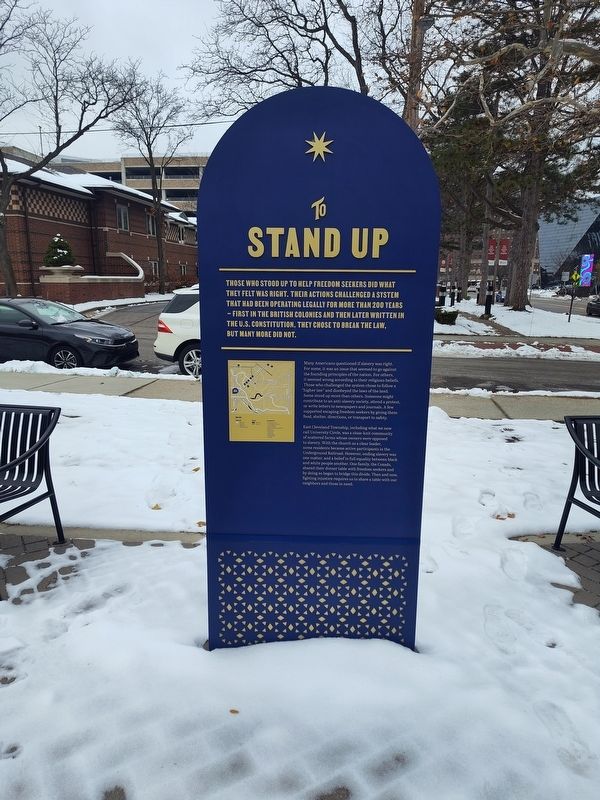 To Stand Up Marker. Click for full size. To Stand Up Marker image. Click for full size.