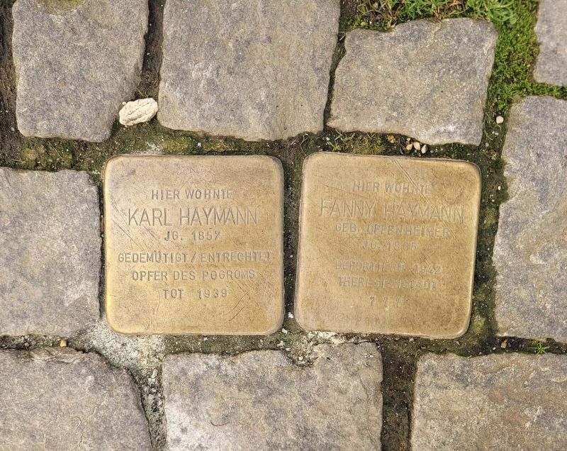 Fanny Haymann Marker. Click for full size. Fanny Haymann Marker image. Click for full size.