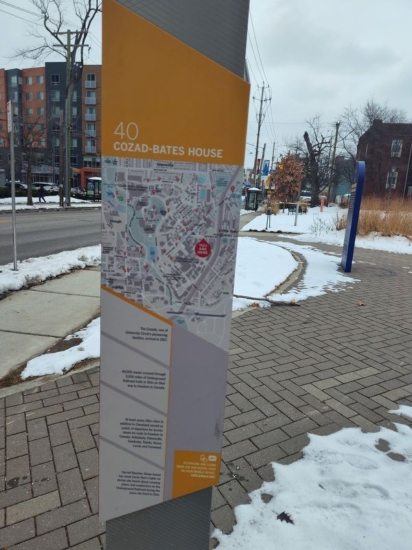 Cozad-Bates House Marker image. Click for full size.