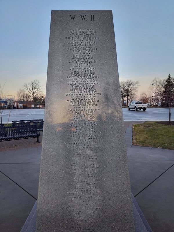 Lakewood Veterans War Memorial. Click for full size. Lakewood Veterans War Memorial image. Click for full size.