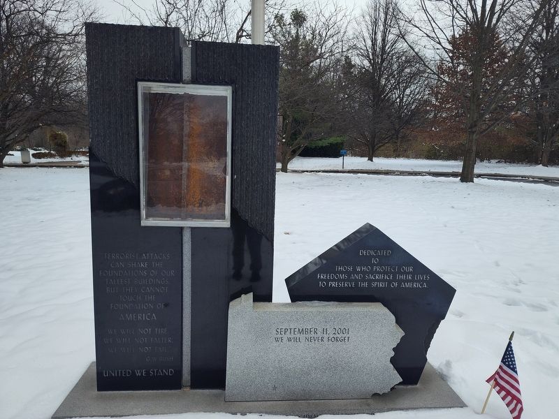 Lakeview Cemetery 9-11 Memorial Marker. Click for full size. Lakeview Cemetery 9-11 Memorial Marker image. Click for full size.