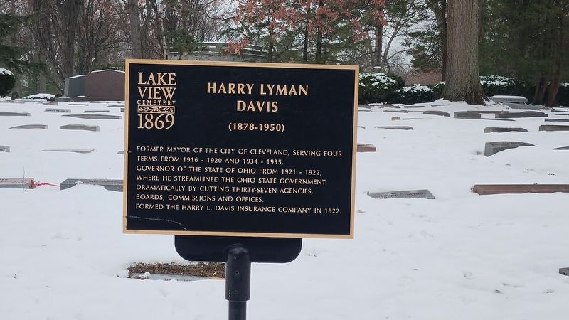 Harry Lyman Davis Marker image. Click for full size.