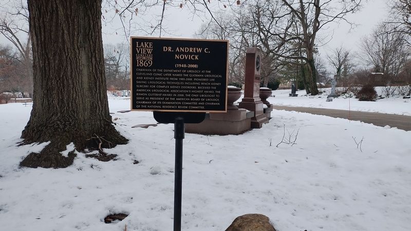 Dr. Andrew C. Novick Marker. Click for full size. Dr. Andrew C. Novick Marker image. Click for full size.