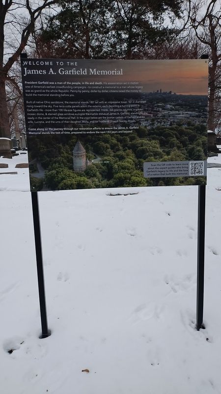 Welcome To The James A. Garfield Memorial image. Click for full size.