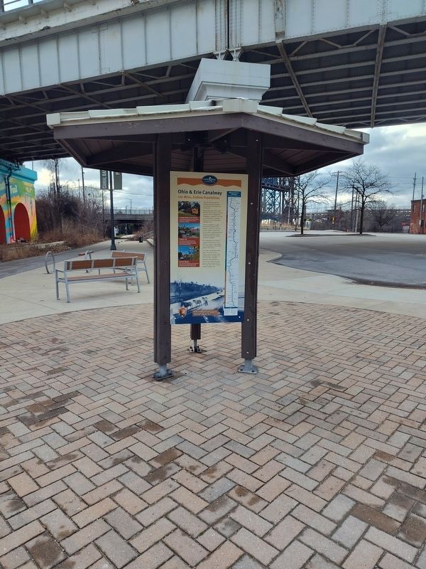 Ohio & Erie Canalway Marker image. Click for full size.
