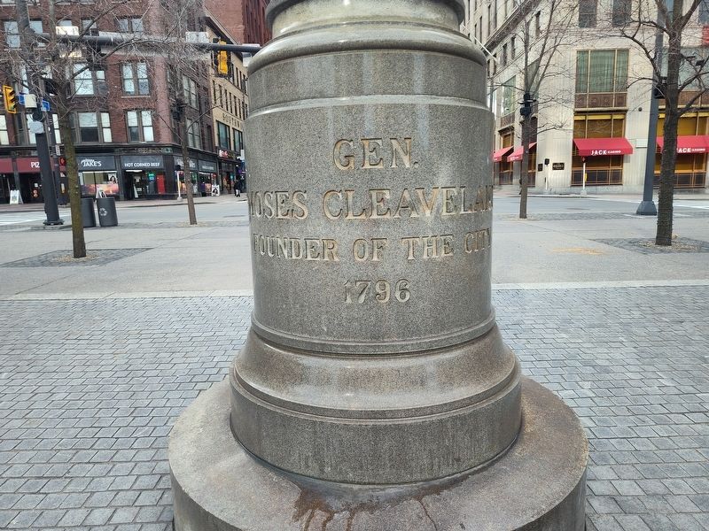 Gen. Moses Cleaveland Marker. Click for full size. Gen. Moses Cleaveland Marker image. Click for full size.