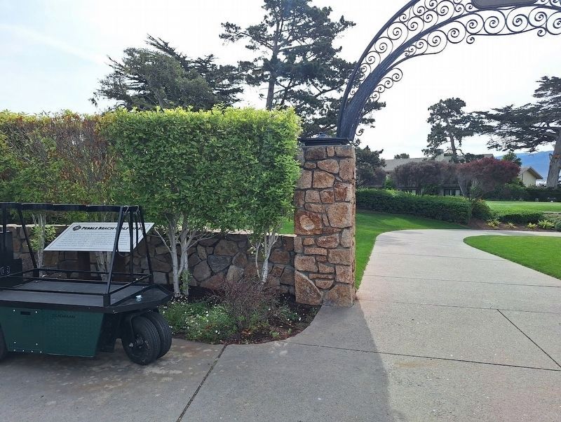 Pebble Beach Golf Links Marker. Click for full size. Pebble Beach Golf Links Marker image. Click for full size.