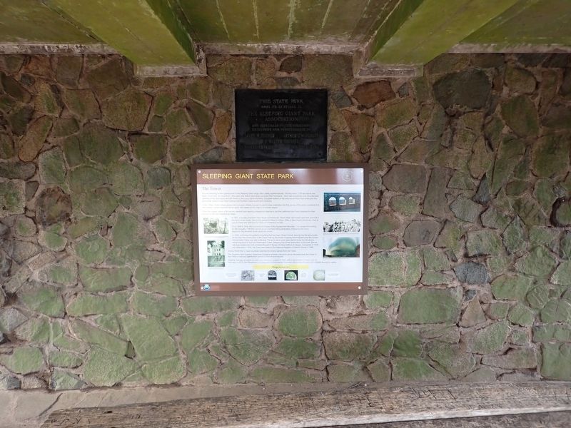 Sleeping Giant State Park Marker. Click for full size. Sleeping Giant State Park Marker image. Click for full size.