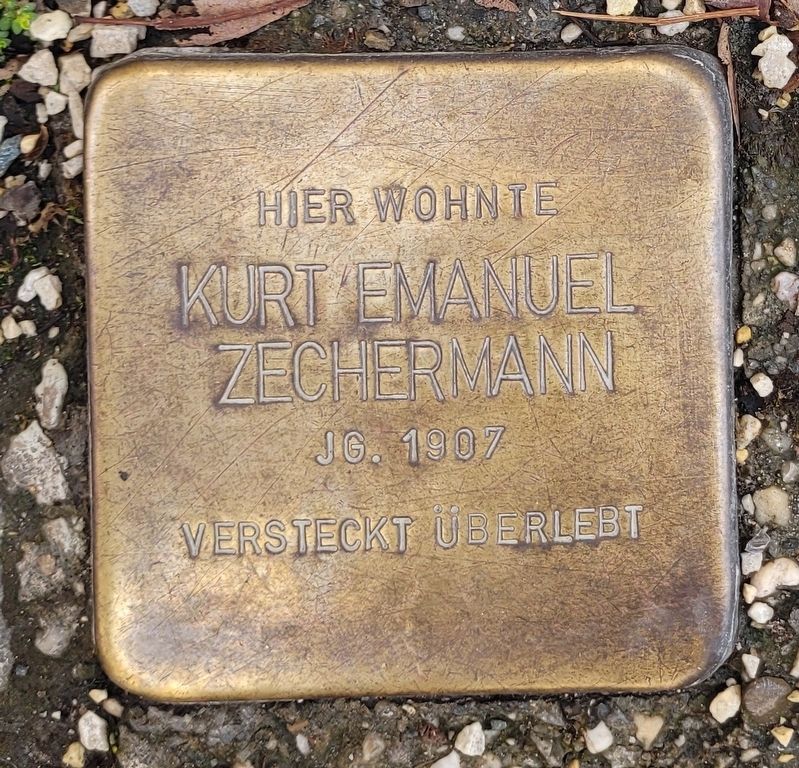 Kurt Emanuel Zechermanner Marker. Click for full size. Kurt Emanuel Zechermanner Marker image. Click for full size.