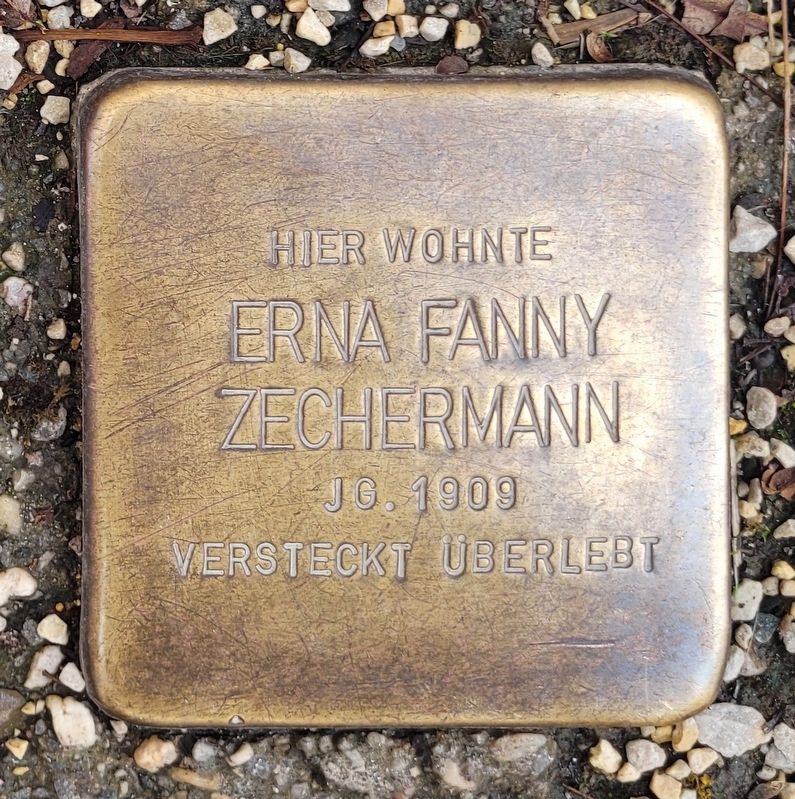 Erna Fanny Zechermann Marker image. Click for full size.