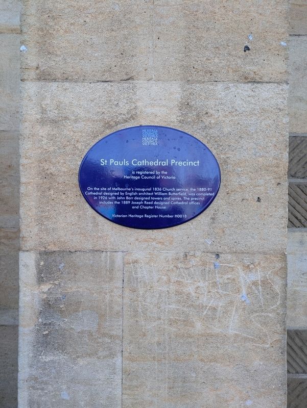 St Pauls Cathedral Precinct Marker image. Click for full size.