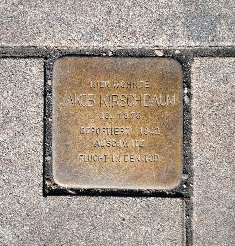Jakob Kirschbaum Marker. Click for full size. Jakob Kirschbaum Marker image. Click for full size.