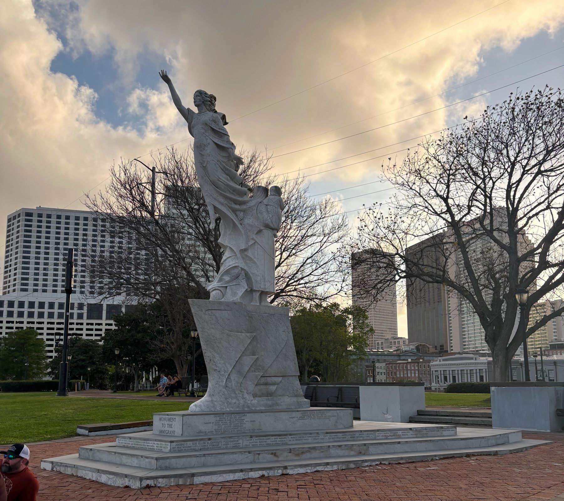 Monument to the Immigrant image. Click for full size.