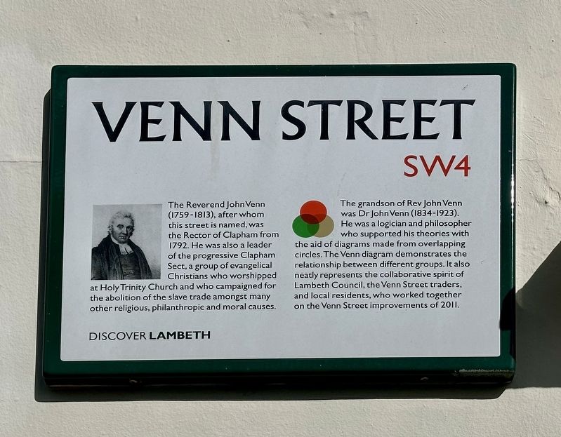 Venn Street (SW4) Marker. Click for full size. Venn Street (SW4) Marker image. Click for full size.