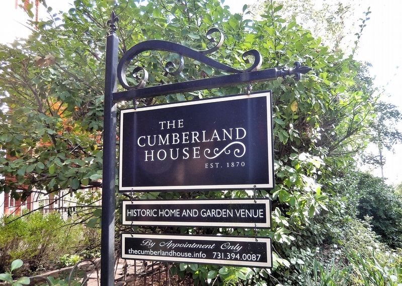 Cumberland House Sign image. Click for full size.