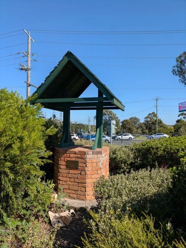 The 'Well' and the Rowville Carwash Marker. Click for full size. The 'Well' and the Rowville Carwash Marker image. Click for full size.