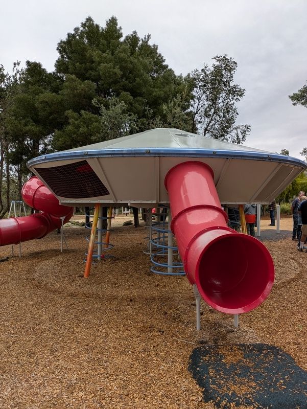 Flying Saucer at the nearby Playground. Click for full size. Flying Saucer at the nearby Playground image. Click for full size.