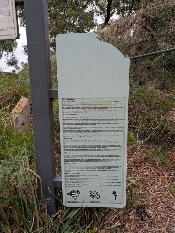 The Grange Marker. Click for full size. The Grange Marker image. Click for full size.