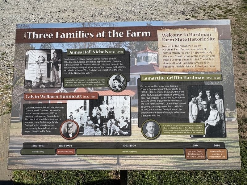 Three Families at the Farm Marker. Click for full size. Three Families at the Farm Marker image. Click for full size.