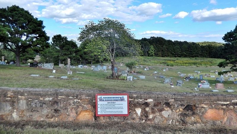 Koshkonong's Oak Ridge Cemetery History Marker. Click for full size. Koshkonong's Oak Ridge Cemetery History Marker image. Click for full size.