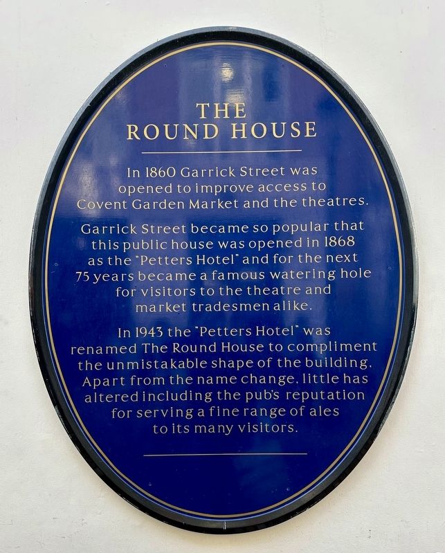 The Round House Marker. Click for full size. The Round House Marker image. Click for full size.