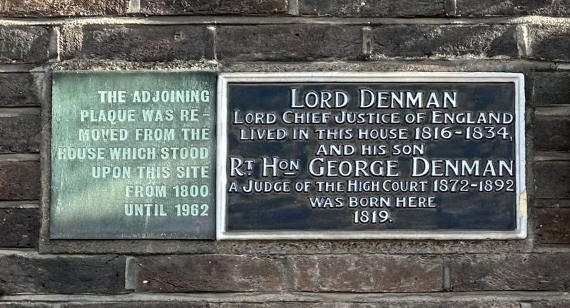 Lord Denman Marker image. Click for full size.
