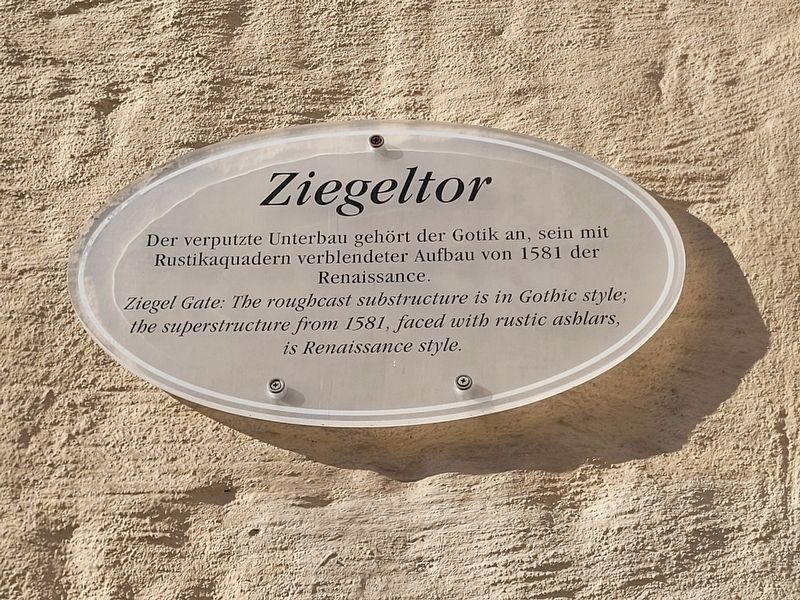 Ziegeltor / Brick Gate Marker. Click for full size. Ziegeltor / Brick Gate Marker image. Click for full size.