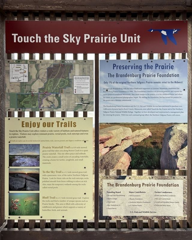 Preserving the Prairie and surrounding Markers. Click for full size. Preserving the Prairie and surrounding Markers image. Click for full size.