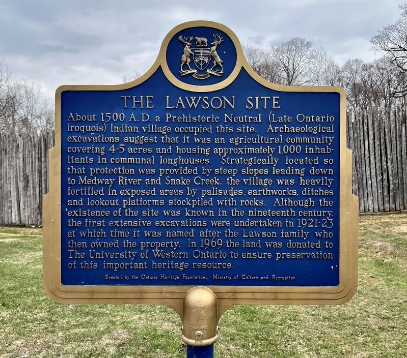 The Lawson Site Marker image. Click for full size.