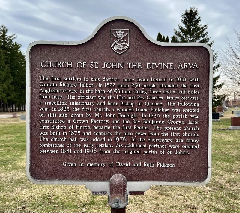Church of St. John the Devine, Arva Marker image. Click for full size.