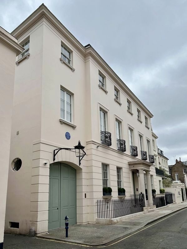Gerald Road Police Station Marker - wide view image. Click for full size.