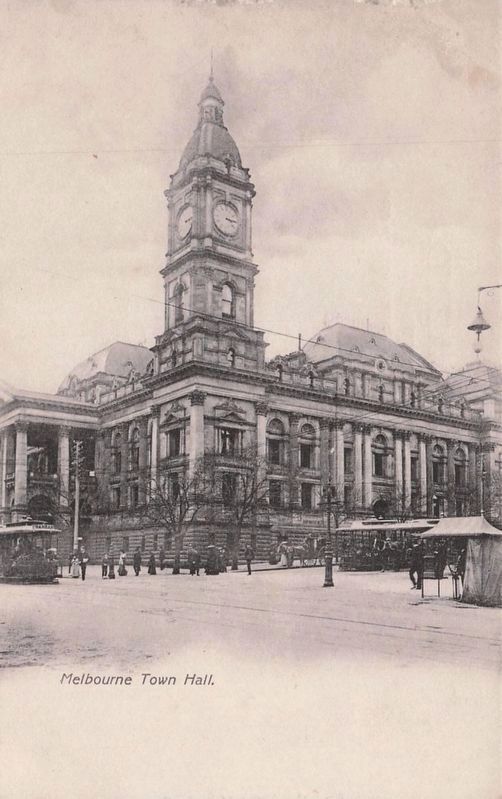 Melbourne Town Hall image. Click for full size.