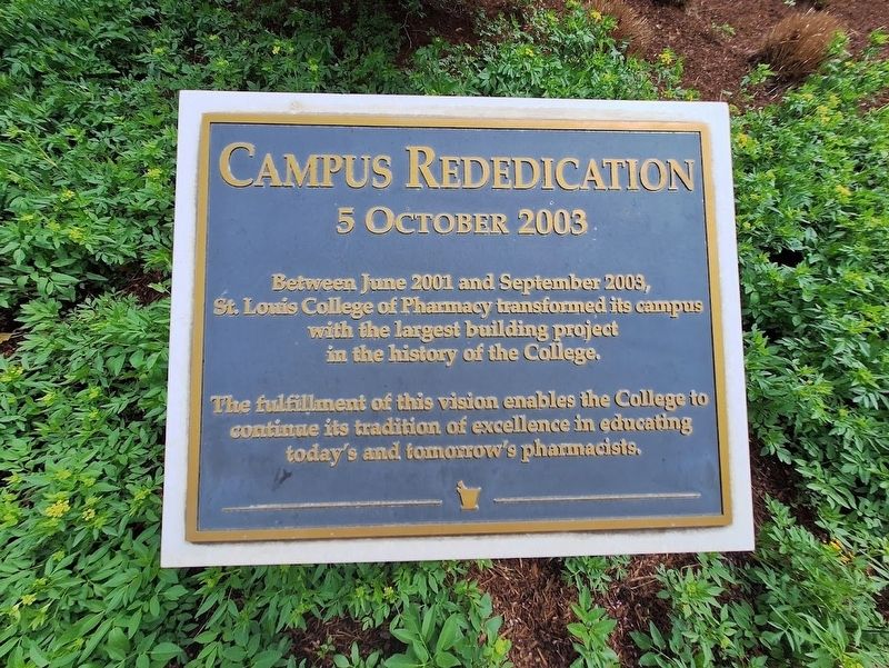 Campus Rededication Marker image. Click for full size.