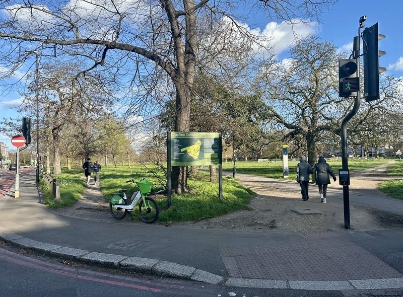 Clapham Common Marker - wide view. Click for full size. Clapham Common Marker - wide view image. Click for full size.