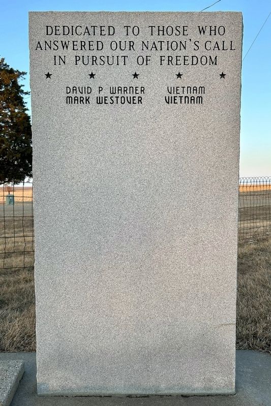 Lone Rock Cemetery Marker Two, Side Two. Click for full size. Lone Rock Cemetery Marker Two, Side Two image. Click for full size.