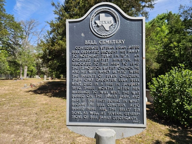Bell Cemetery Marker. Click for full size. Bell Cemetery Marker image. Click for full size.