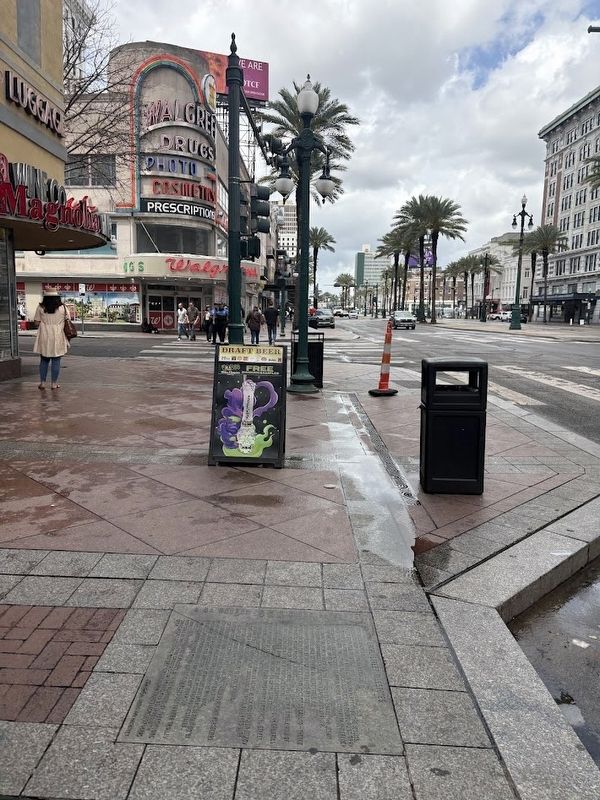 Canal Street Milestones Marker image. Click for full size.
