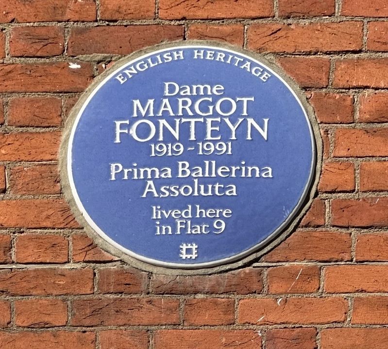Dame Margot Fonteyn Marker image. Click for full size.