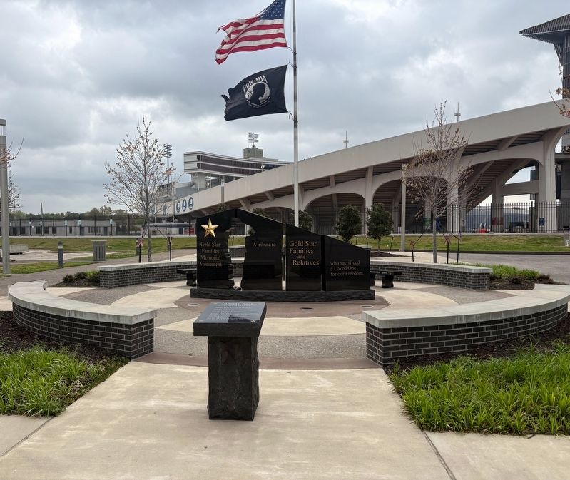 Gold Star Families Memorial Monument Marker. Click for full size. Gold Star Families Memorial Monument Marker image. Click for full size.