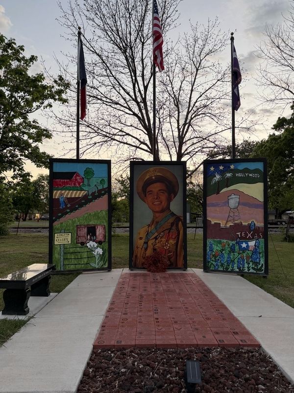 Audie Murphy Marker. Click for full size. Audie Murphy Marker image. Click for full size.