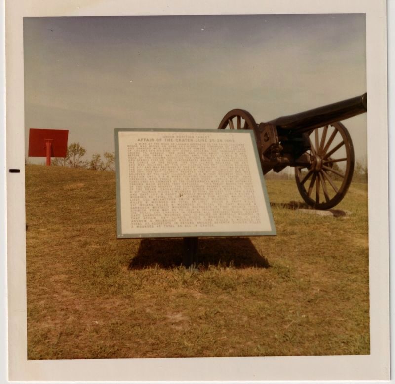 The marker as it appeared circa mid-1960s. image. Click for full size.