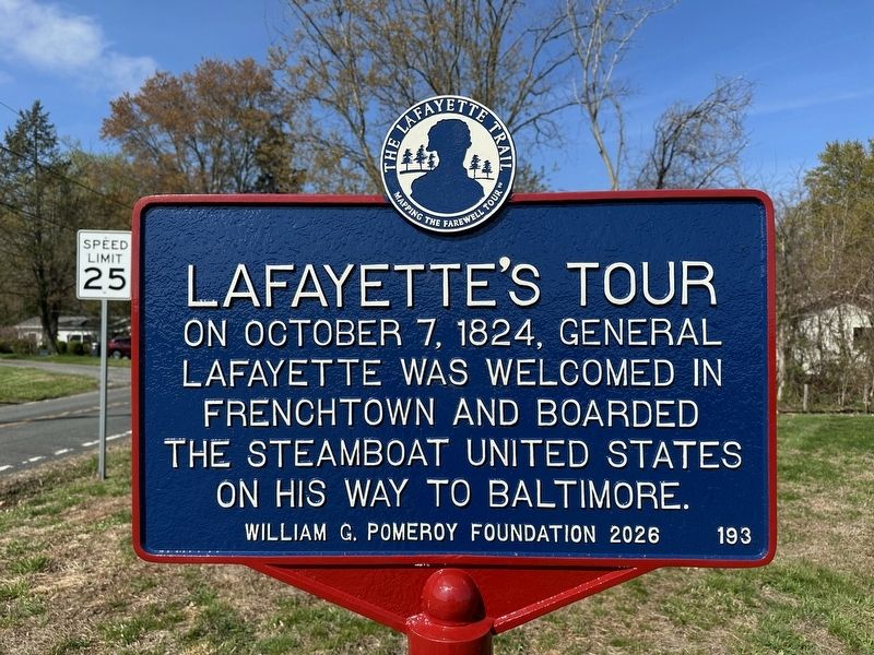 Lafayette’s Tour Marker. Click for full size. Lafayette’s Tour Marker image. Click for full size.