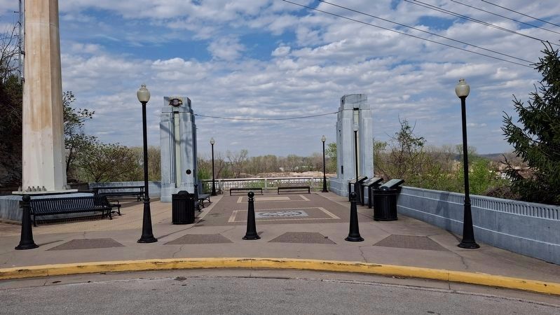 The Bolivar Street Bridge Remains. Click for full size. The Bolivar Street Bridge Remains image. Click for full size.
