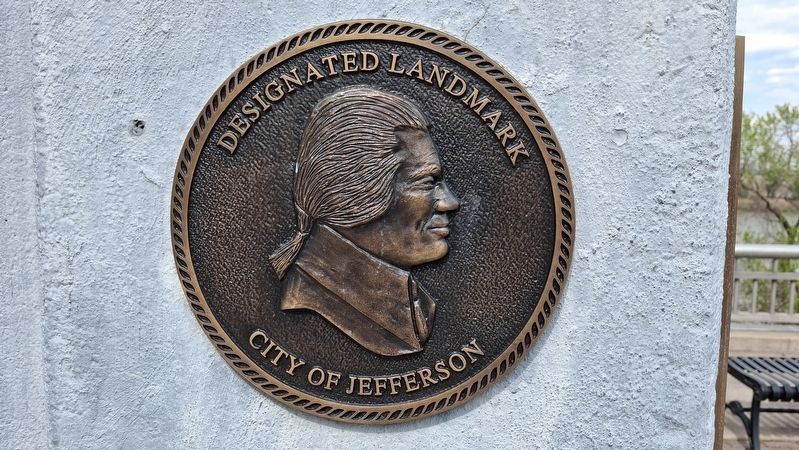 Jefferson City Landmark Plaque. Click for full size. Jefferson City Landmark Plaque image. Click for full size.
