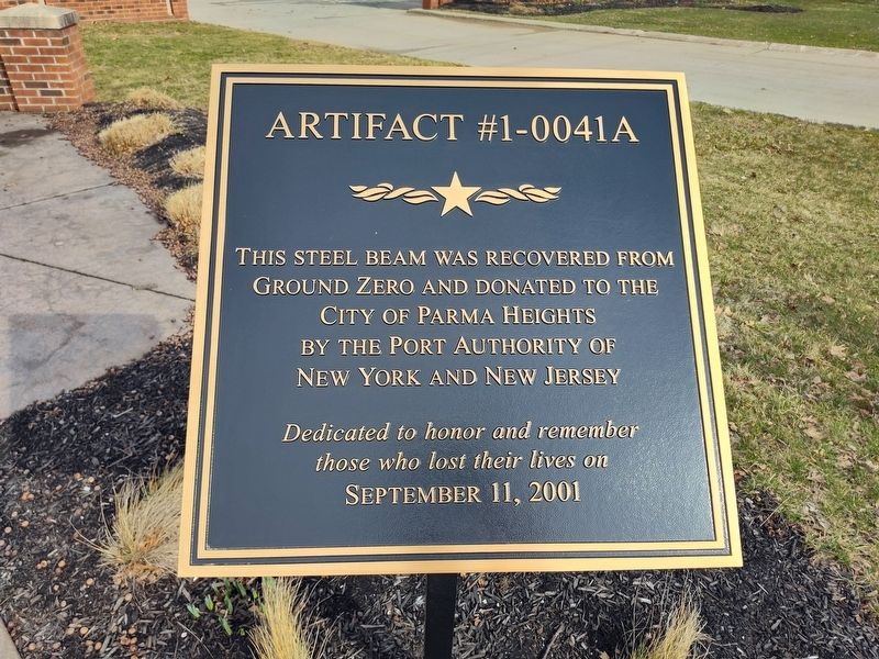 Artifact #1-0041a Marker. Click for full size. Artifact #1-0041a Marker image. Click for full size.
